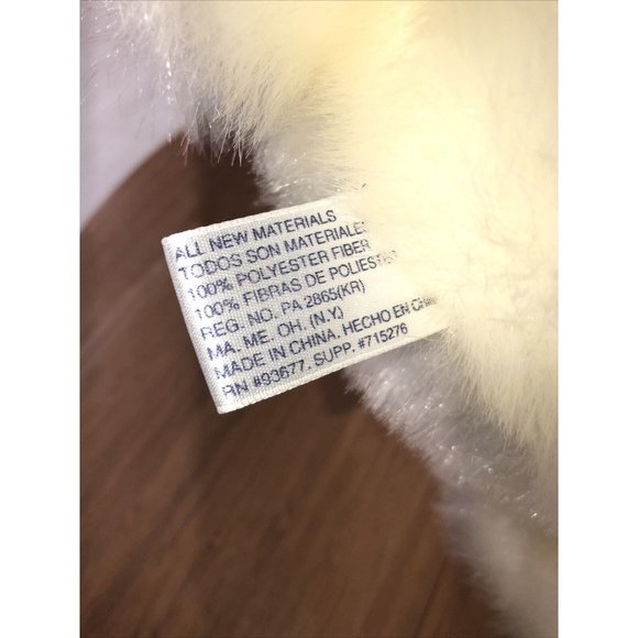 Vintage JC Penny Plush Large 24” White Rabbit Pajama Stuffed Bunny Animal Easter - Picture 10 of 12